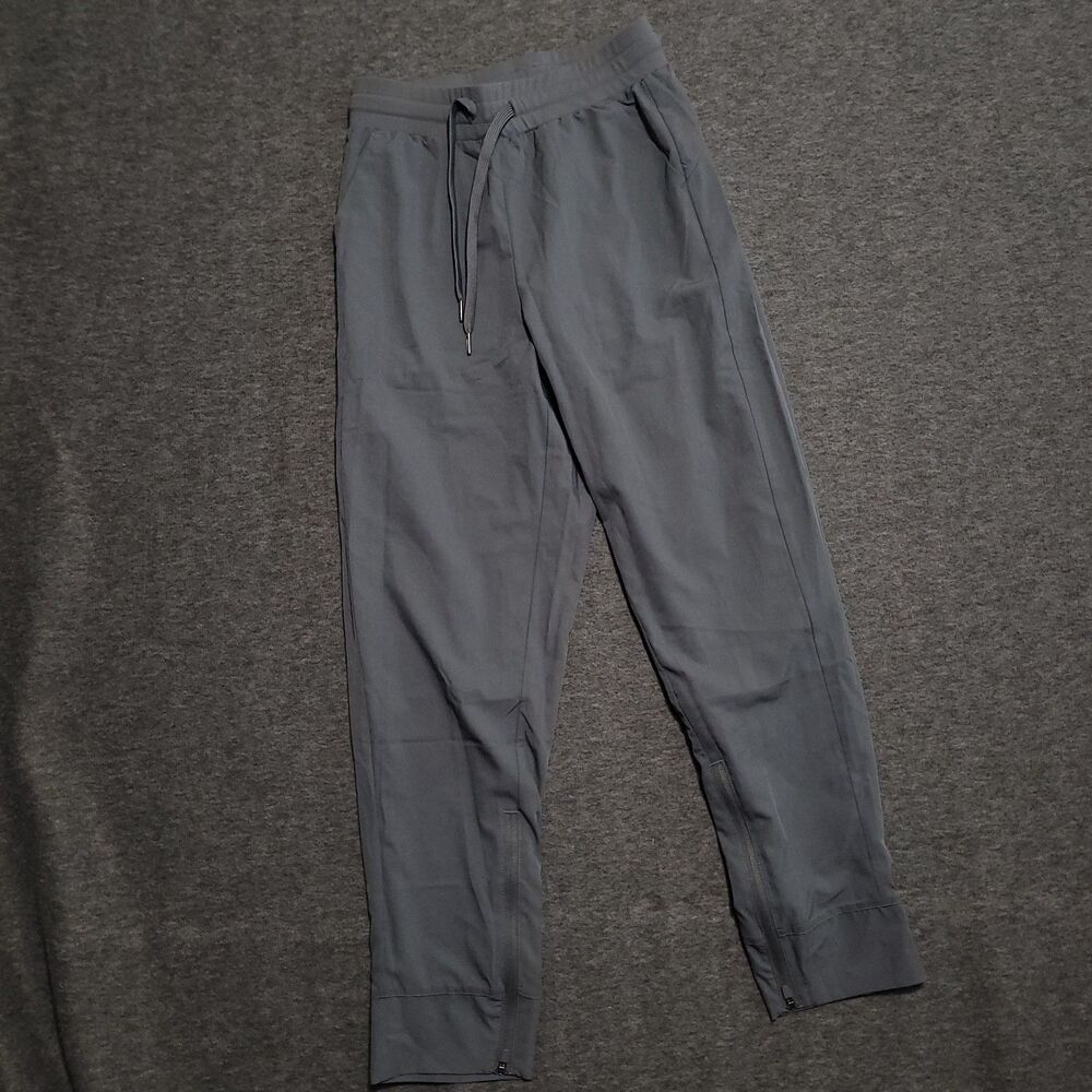 Varsity Spirit Small track pants Zippered Ankles Elastic Waist Gray Cheer dance